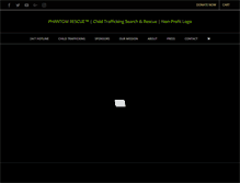 Tablet Screenshot of phantomrescue.org